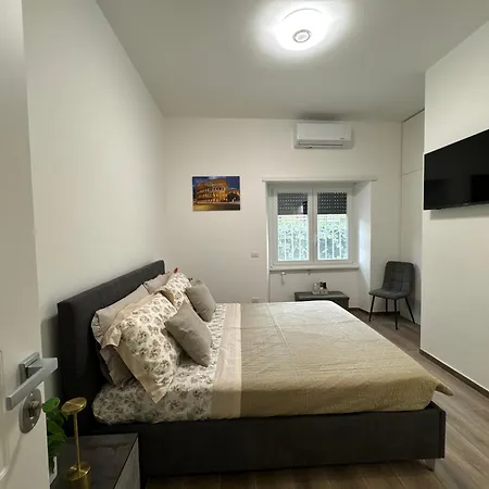 Lejlighed Colosseo-torre Maura Modern Double Private Ensuite, Wifi & Ac Near Metro C Rom